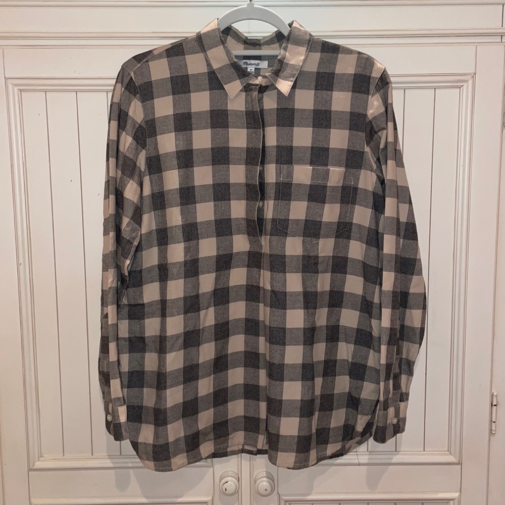 Madewell Quarter Button-Up Thin Flannel
